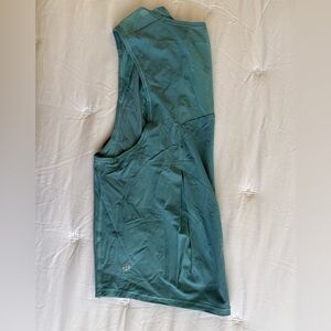 Lululemon Cropped Sculpt Pleated Tank in Tidewater Teal Size 8